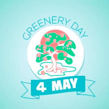 4 may greenery day Stock Illustration
