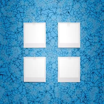 4 photo frames Foto stock