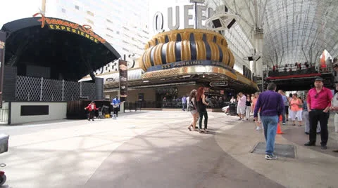 4 Queens Casino Stock Footage 22567365
