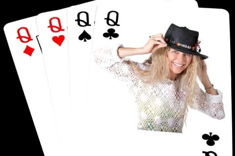 4 queens Stock Illustration
