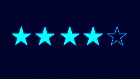 4 STAR RATING Stock Footage 268426948