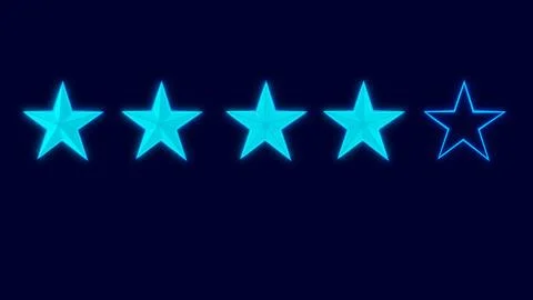 4 star rating Stock Illustration