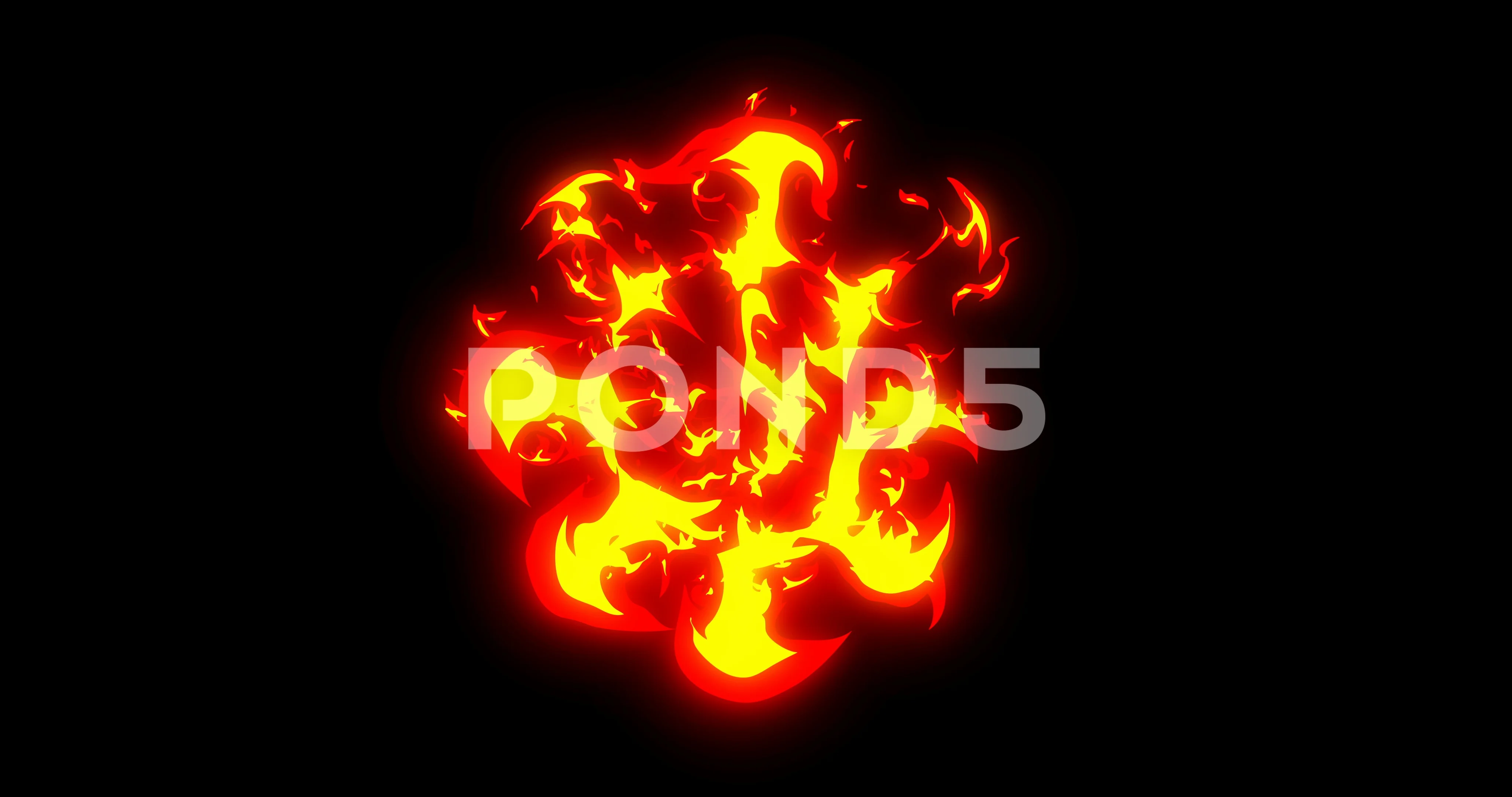 fire explosion animation