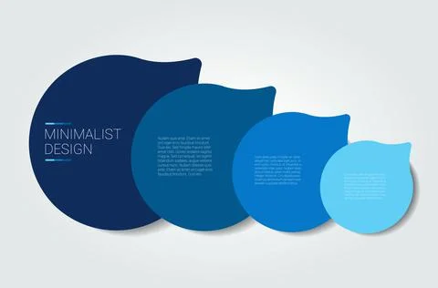 4 step template, banner, infographic, diagram, chart, column. Stock Illustration