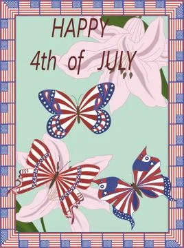4 th July Stock Illustration