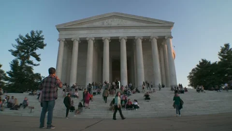 4 TIDAL BASIN DC LINCOLN 4 Stock Footage 273011617