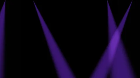 4 Volumetric spotlight beams converging each other 4K 動画素材 345322680