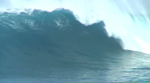 4 Waves At Jaws Stock Footage 1045593