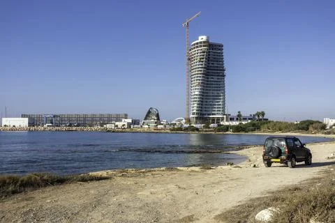 4 x 4 Jeep on a beach Stock Photos