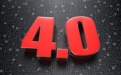 4.0 3d. Stock Illustration
