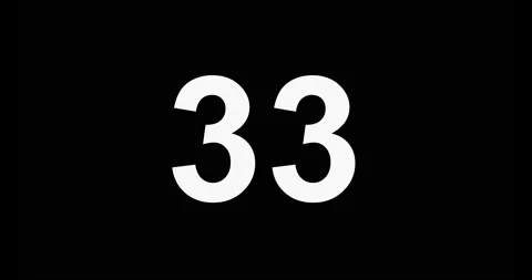 40. 4K Resolution. Countdown of 40 seconds, with black background Stock Footage 235912746