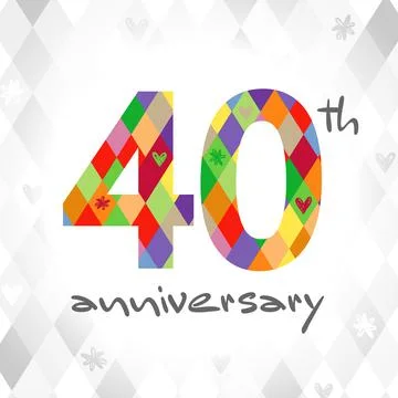 40 Blanket bg Numbers Stock Illustration
