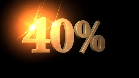 40% Sale Background Stock Footage 80171121