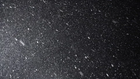 40 seconds of a dense heavy blizzard snowstorm VFX insert in slow motion Stock Footage 138835264