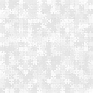 400 Grey Puzzles. Vector Illustration. Stock Illustration