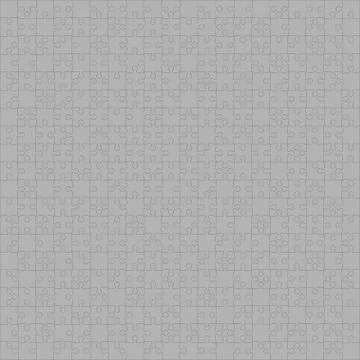 400 Grey Puzzles. Vector Illustration. Stock Illustration