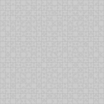 400 Grey Puzzles. Vector Illustration. Stock Illustration