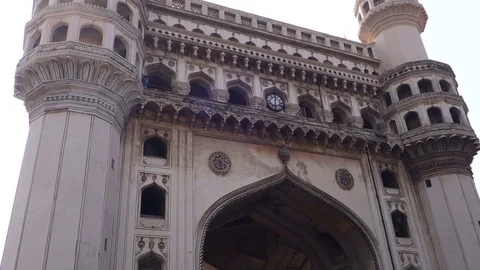 400 year old Charminar Monument in India Stock Footage 83571948