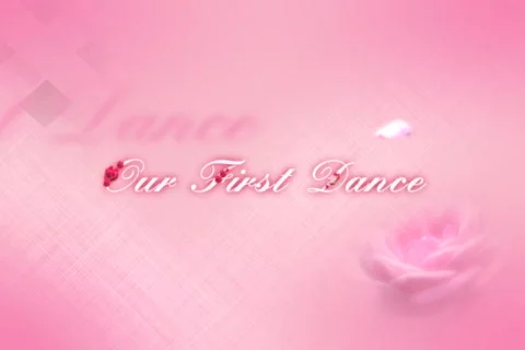 4009Cut The First Dance. Stock Footage 823678