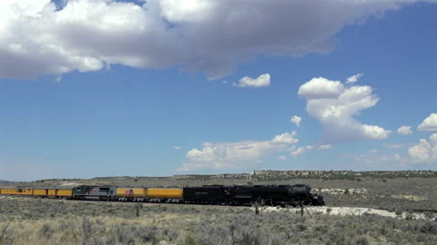 UP 4014 at Loray Nevada Stock Footage 281092091