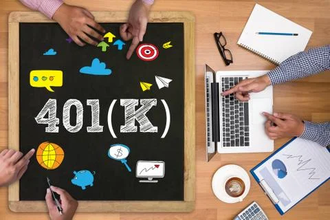 401(K) 스톡 사진
