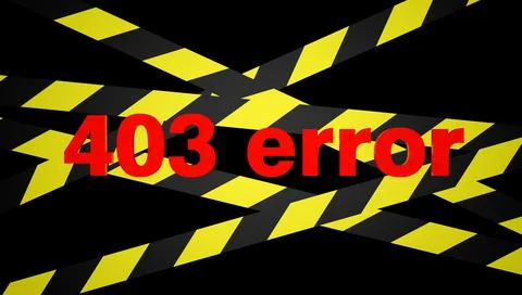 403 error Stockillustratie