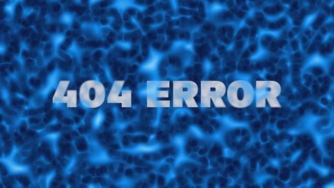 404 error 3D animation of text on futuristic liquid background. Stock Footage 278912308