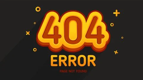 404 error game style Stock Illustration