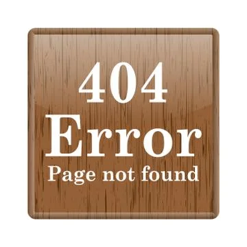 404 error icon Stock Illustration