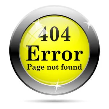 404 error icon Stock Illustration