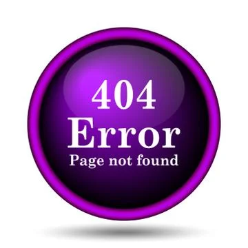 404 error icon Stock Illustration