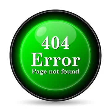  404 error icon. internet button on white background.. Stock-Illustration