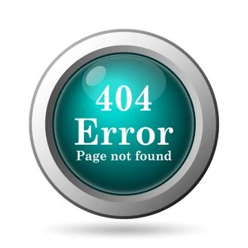 404 error icon. internet button on white background.. Stock-Illustration