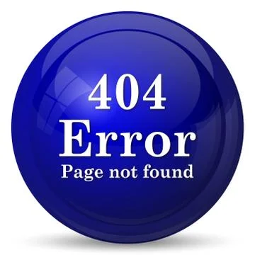 404 error icon. Internet button on white background.. 스톡 일러스트
