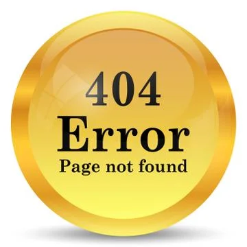 404 error icon. Internet button on white background.. 스톡 일러스트