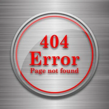 404 error icon. Internet button on metallic background.. 스톡 일러스트