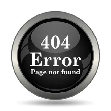 404 error icon. Internet button on white background. . イラスト素材