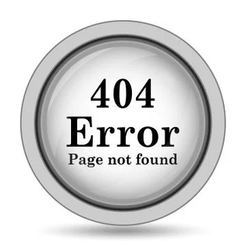 404 error icon. Internet button on white background.. イラスト素材