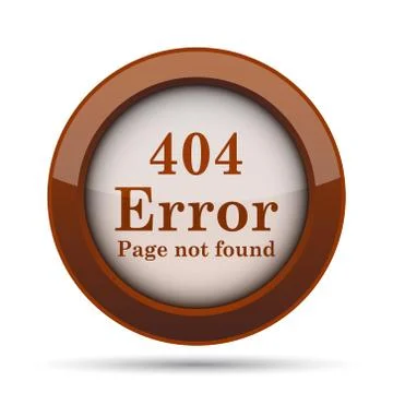404 error icon. Internet button on white background. . イラスト素材