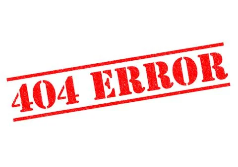404 Error Illustrazione stock
