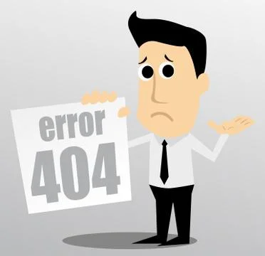 404 error Stock Illustration