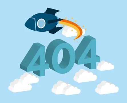 404 error Stock Illustration