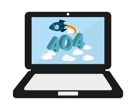 404 error Stockillustratie