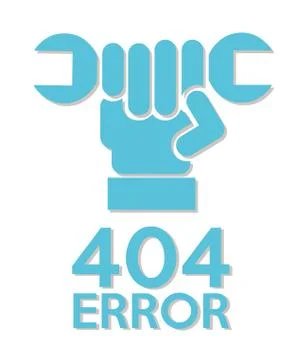 404 error Stock Illustration