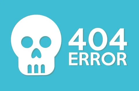 404 error Stock Illustration