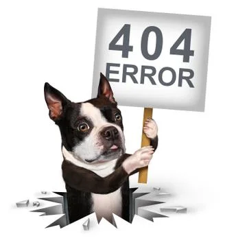 404 Error Stock-Illustration