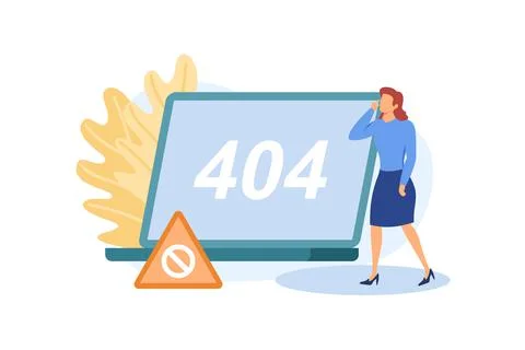 404 error illustration exclusive design inspiration Stock-Illustration
