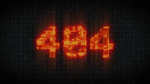404 Error inscription on digital screen, glitch background. Pixel 404 text Stock Footage 233014773
