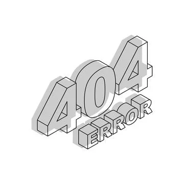 404 error Not Found. there is no such page on internet. Stub for the site. Stock-Illustration