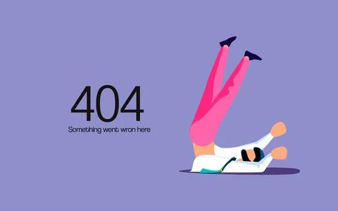 404 error not found web page. イラスト素材